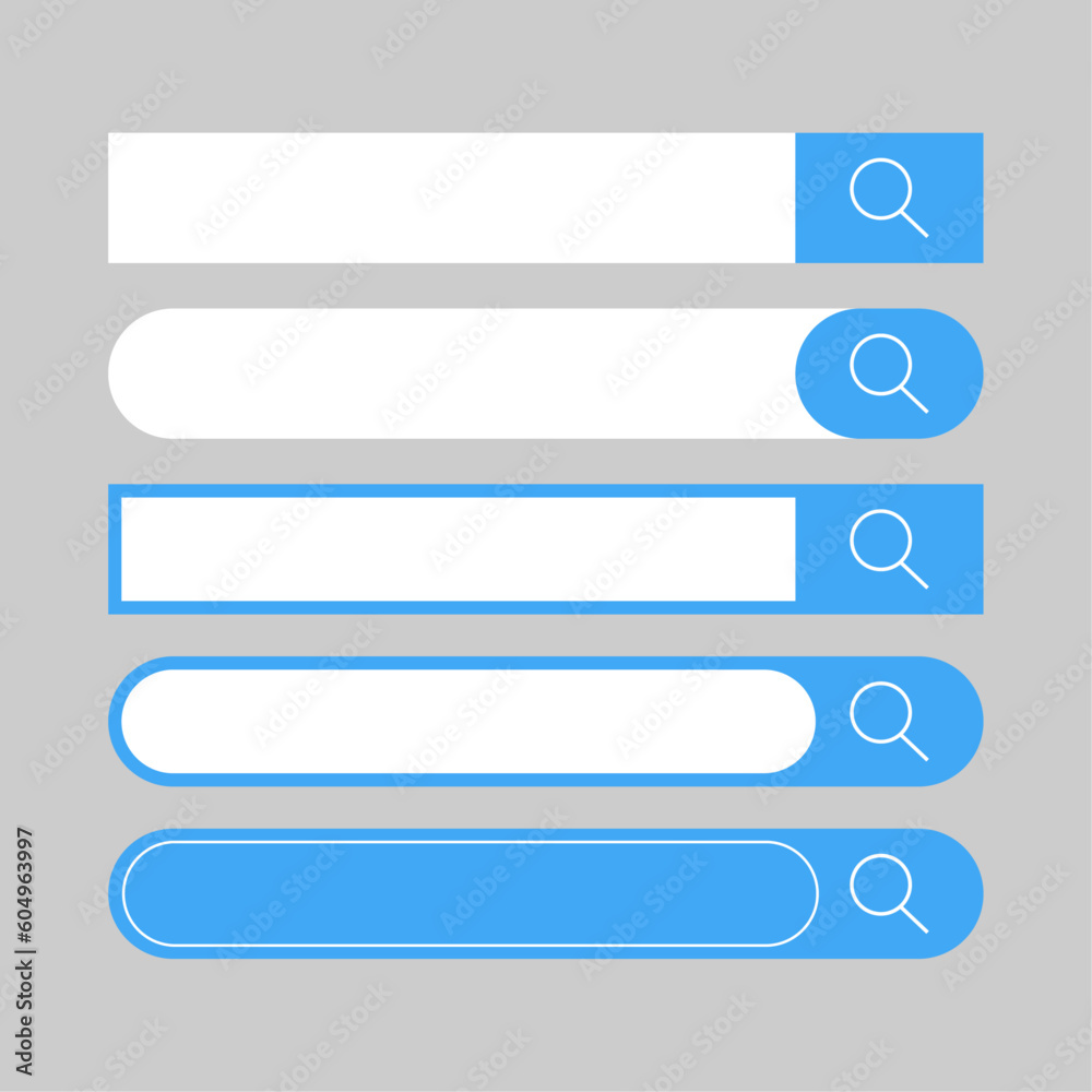 Blue search bar, Web search bar Blue search bar, Web search bar
