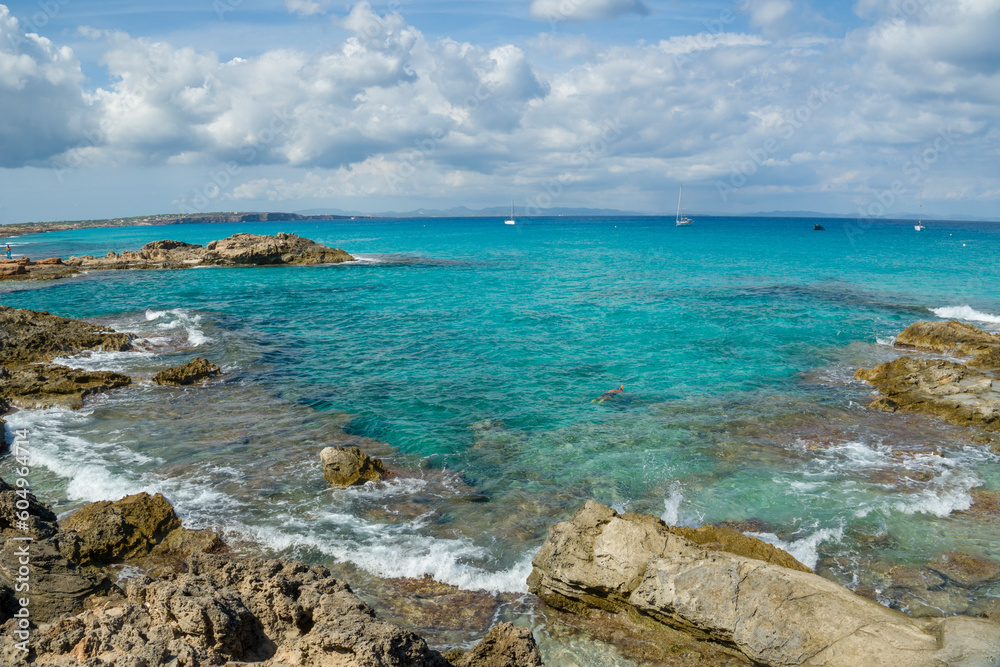 Formenetera Ibiza Balearic islands in Spain