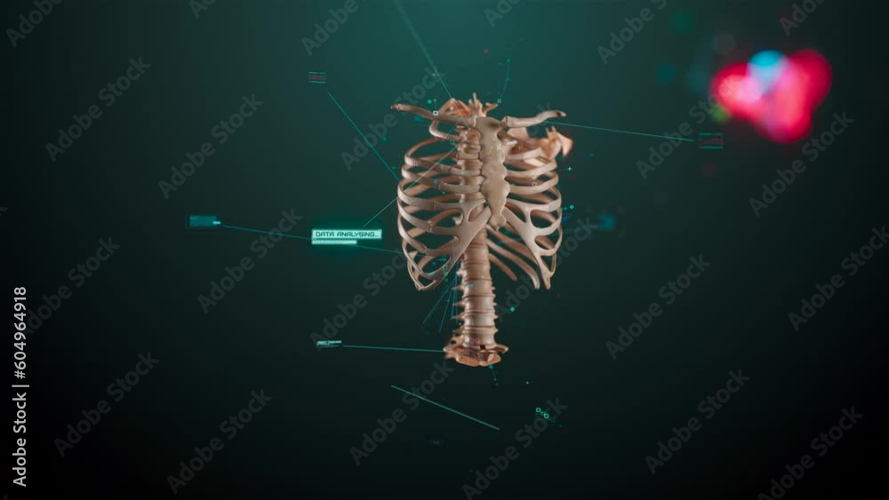 Human anatomy exploded view. Separate elements muscle, bone, organs, nervous system, lymphatic system, circulatory system.
