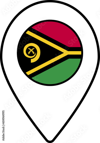 Vanuatu flag map pin navigation icon. Free Download Vanuatu flag map pin navigation icon. - GFXLoad