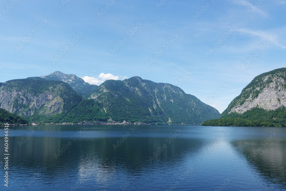 Hallstaetter lake in Upper Austria, the Austrian Alps