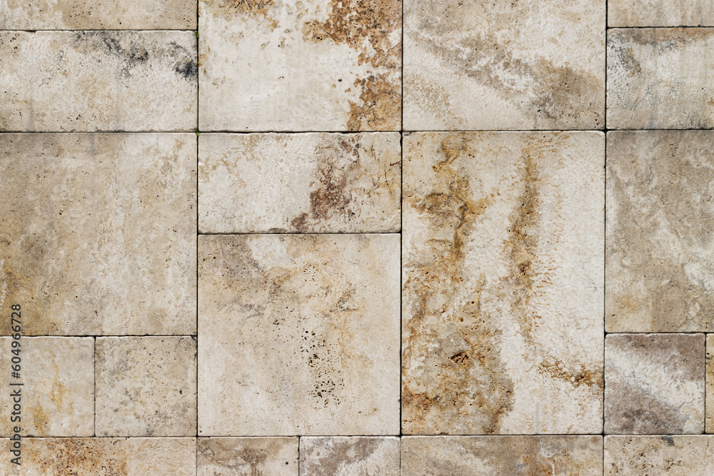 Fototapeta premium Piedra decorativa pared exterior impermeable muro 