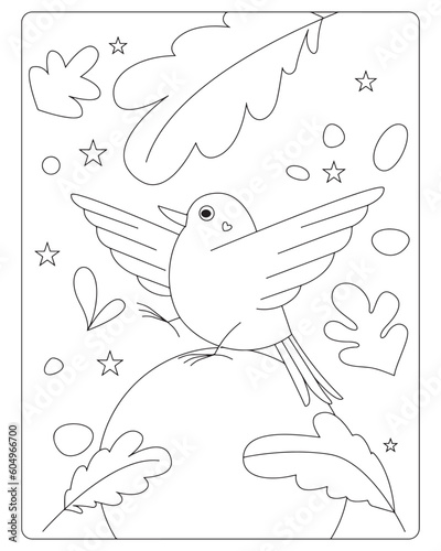 Autumn Coloring Pages for Kids, Autumn Coloring pages, 
kids Coloring pages, Animals, flower, Nature, black and white Coloring pages.   