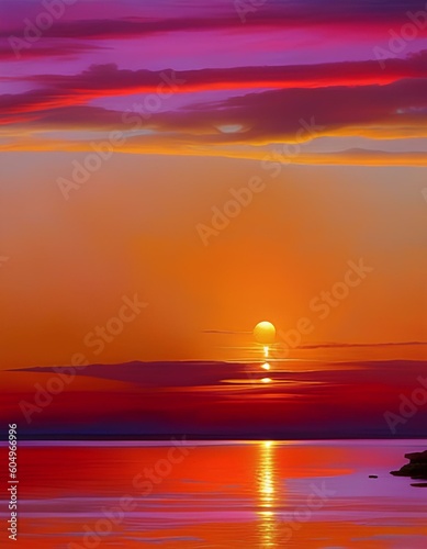 sunset in the sea © Fabio Freitas