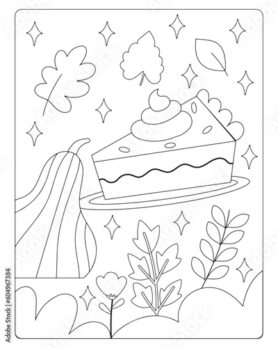 Autumn Coloring Pages for Kids, Autumn Coloring pages, 
kids Coloring pages, Animals, flower, Nature, black and white Coloring pages.   