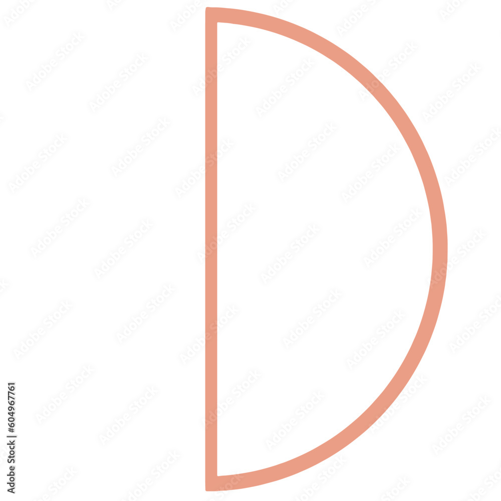 geometry Line semicircles closed vector editable geometry Line semicircles closed vector editable