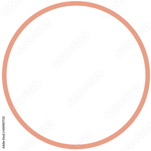 geometric Circle line vector editable  