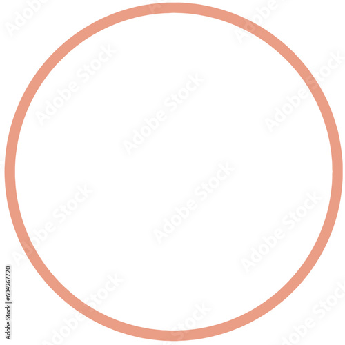 geometric Circle line vector editable 