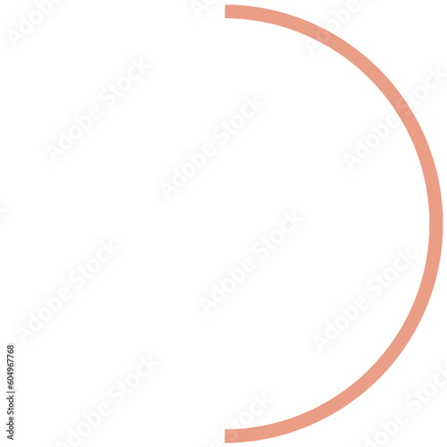 geometry line semicircle open vector editable   photo