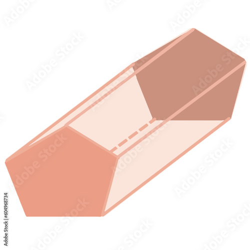 Pentagon geometric dotted lines show three dimensional  translucent vector editable