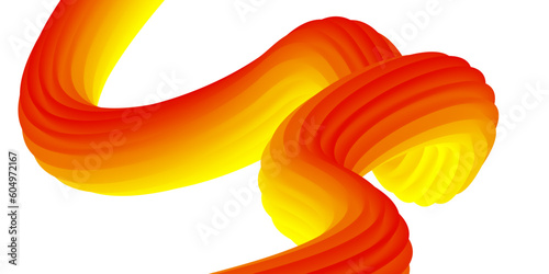 Abstract volumetric background. Cords. Tube toothpaste. Minimalism. Creative modern background. Cover design, wallpaper, background. EPS vector.