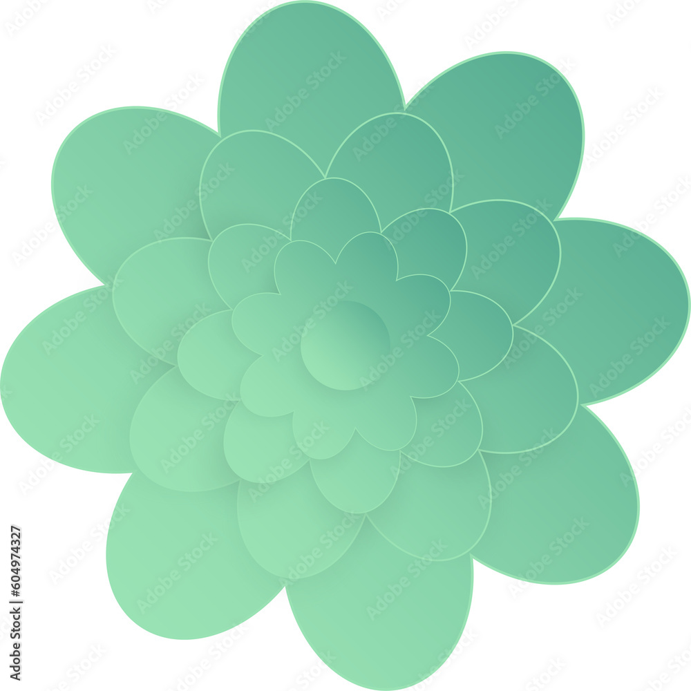 Flower, Element of floral paper cut. Paper cut of flower shape and spring symbol. Flower, Element of floral paper cut. Paper cut of flower shape and spring symbol.