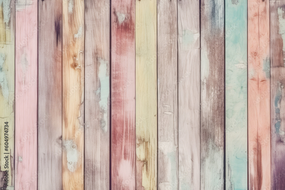 Fototapeta premium pastel vintage retro wood background