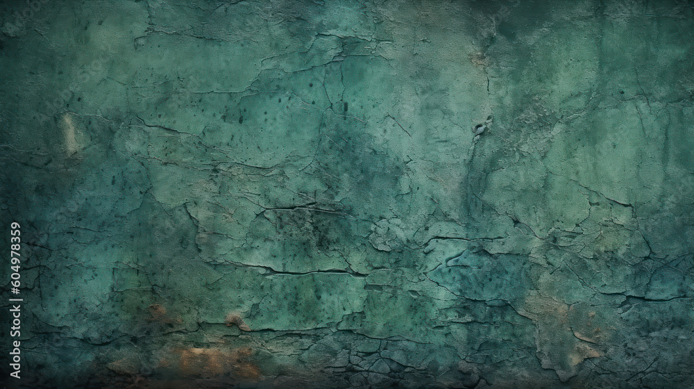 Grunge Elegance: Dark Green Black Textured Plaster PowerPoint Background. Generative AI Grunge Elegance: Dark Green Black Textured Plaster PowerPoint Background. Generative AI