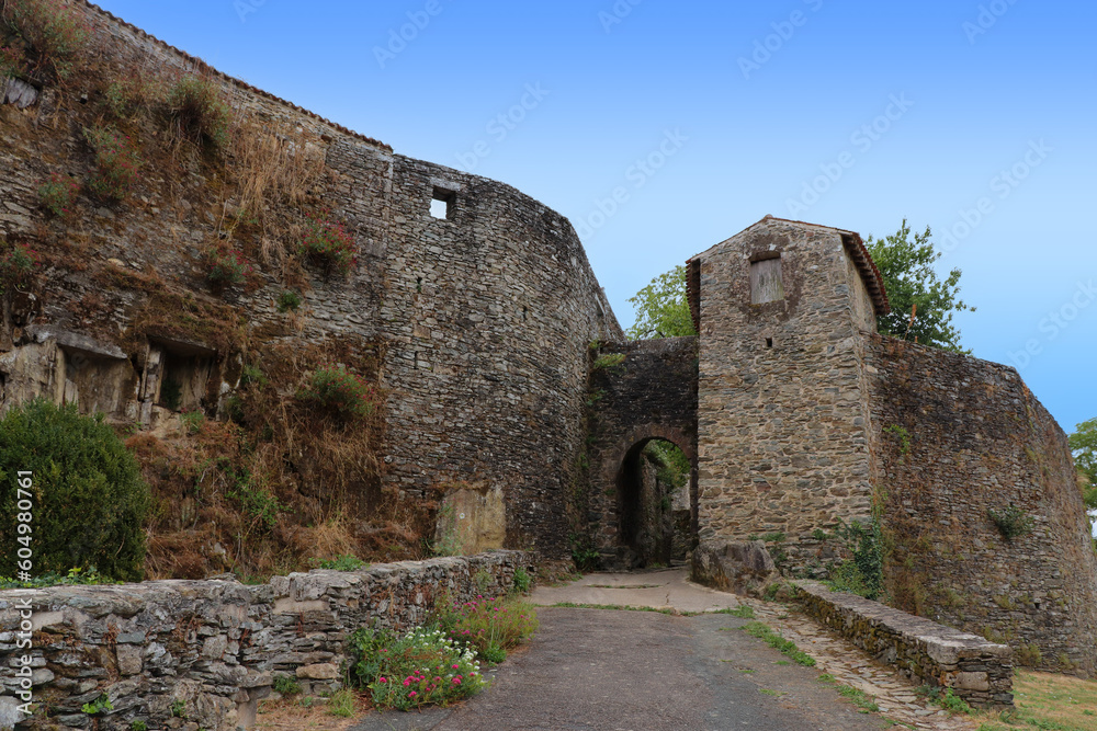 Pays de la Loire - Vendée - Vouvant -  La Poterne et les fortifications du vieux chateau