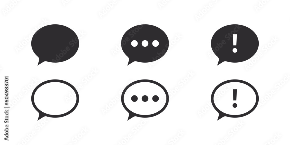 Chat notify icons. Message icons. Chat Message Bubbles. Vector scalable graphics Chat notify icons. Message icons. Chat Message Bubbles. Vector scalable graphics