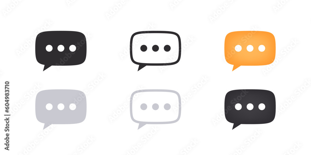 Chat message icons. Message icons. Chat Message Bubbles. Vector scalable graphics Chat message icons. Message icons. Chat Message Bubbles. Vector scalable graphics
