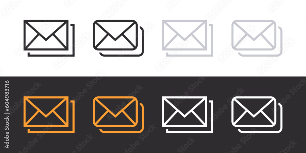 Linear message icons. Set of Chat Message Bubbles. Notification icons. Vector scalable graphics Linear message icons. Set of Chat Message Bubbles. Notification icons. Vector scalable graphics