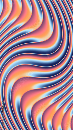 Abstract gradient wavy style art with vibrant colors.