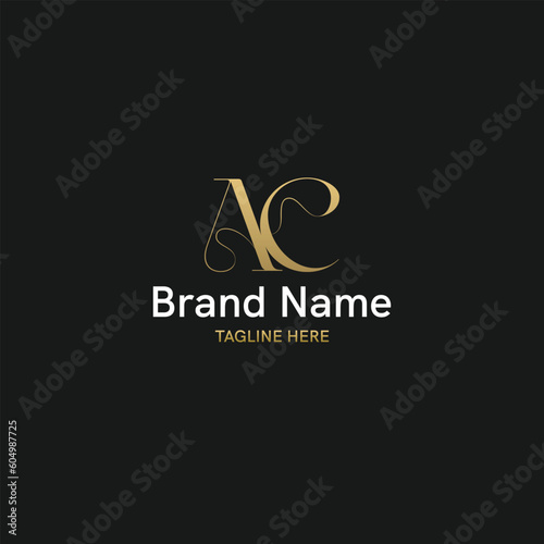 Innovative Initial Logo Solutions with letter AC