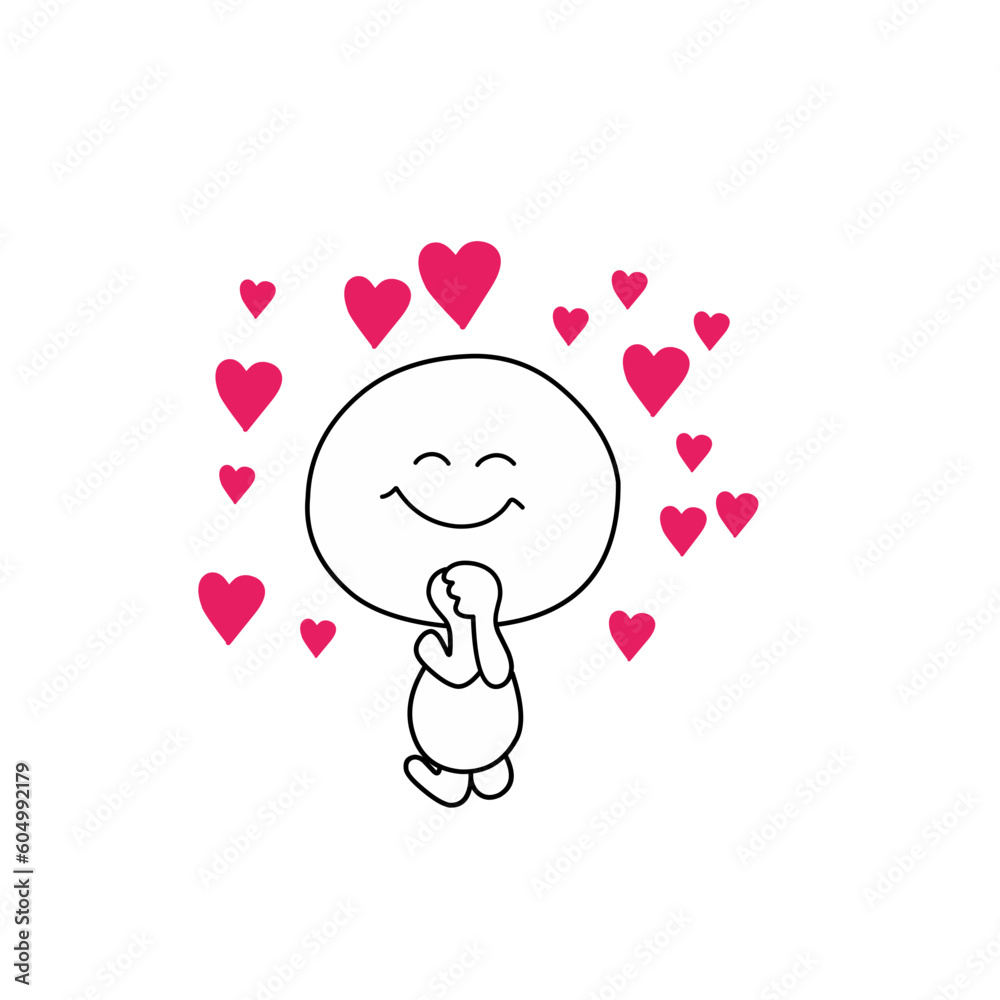 Cartoon face. Expressive eyes and mouth, smiling, crying and surprised facial expressions of the characters. Caricature comic emotion or doodle emoticon. Isolated vector illustration icons set Cartoon face. Expressive eyes and mouth, smiling, crying and surprised facial expressions of the characters. Caricature comic emotion or doodle emoticon. Isolated vector illustration icons set