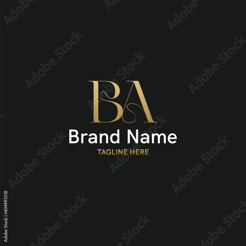 Innovative Initial Logo Solutions with letter BA
