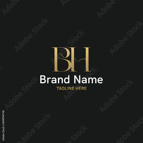 Innovative Initial Logo Solutions with letter BH