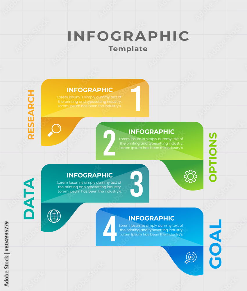 gradient vector infographic template with 4 steps
gradient vector infographic template with 4 steps