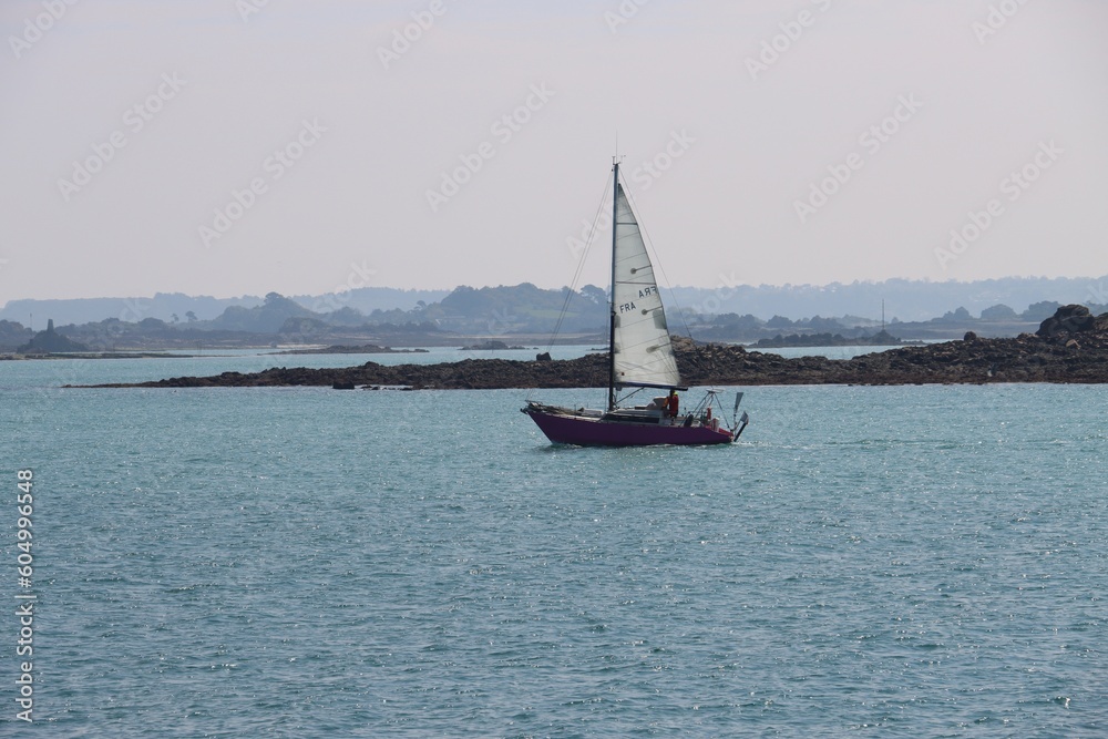 Fototapeta premium sailboat on the sea