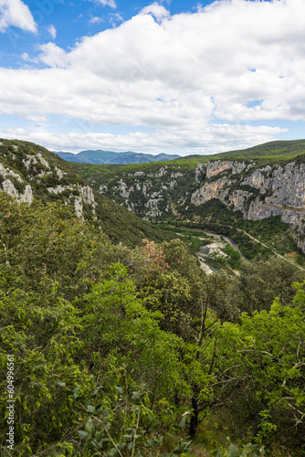 Gorges de l'Hérault depuis le Mont Agonès près de la Croix de Saint-Micisse
