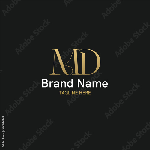 Innovative Initial Logo Solutions with letter MD