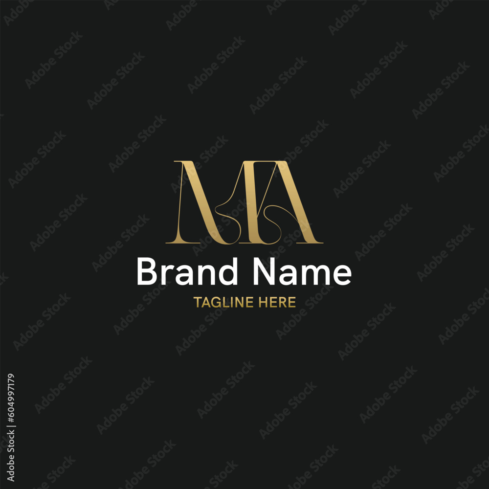 Innovative Initial Logo Solutions with letter MA