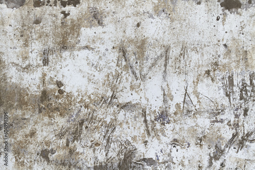 Dirty wall texture. Grunge concrete texture. Cracks and chips on the wall. © Verrone