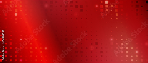 red Abstract Halftone Background - Modern Illustration 