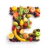 fruit letter alphabet