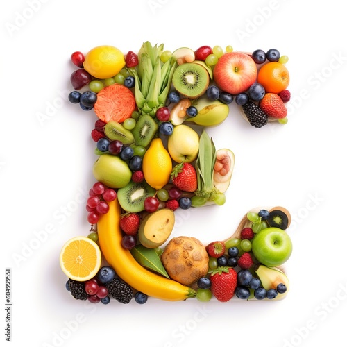 fruit letter alphabet