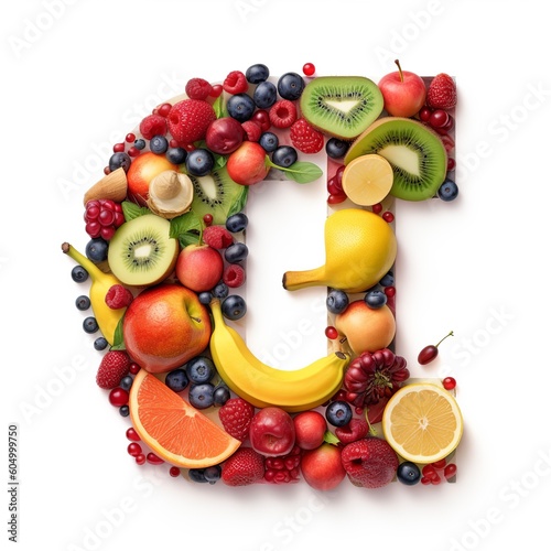 fruit letter alphabet