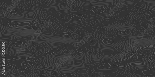 Abstract topographic wavy curve line background. Topography map pattern, Geographic curved relief. Topographic lines background. Vector illustration.