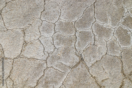 Collapsing old cement pavement as a background
