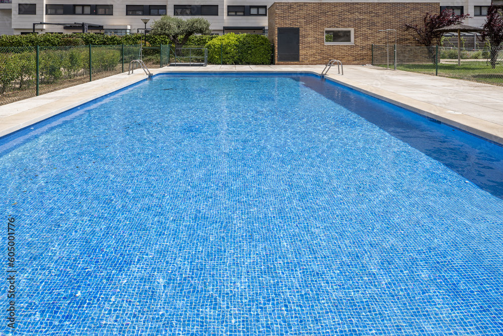 A swimming pool in an urban housing