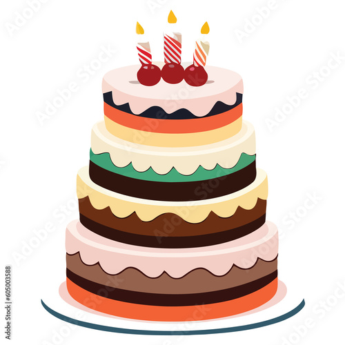 Birthday   Wedding Anniversary Cake Transparent PNG Image