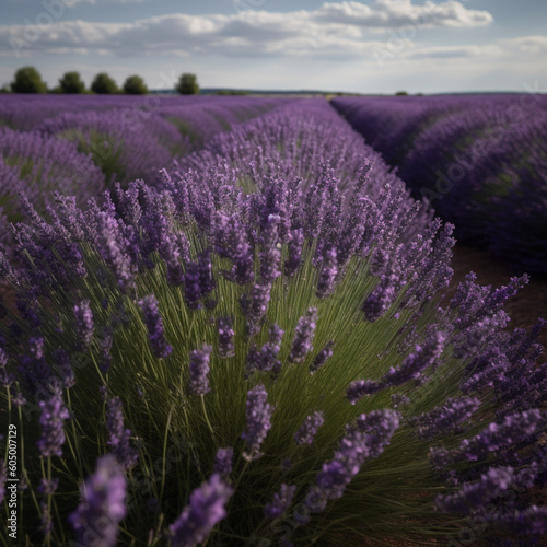 lavender field region created with Generative AI