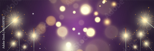 	
Magical light. Sparkler. Candle sparkling on the background. Realistic vector light effect. Winter, seasonal christmas decoration illustration.
