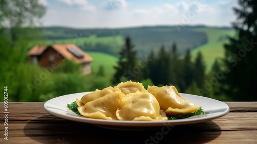Polish Pierogi in the Peaceful Countryside