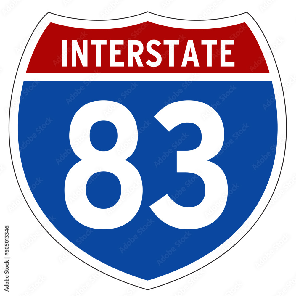 Interstate 83 Sign, I-83, Isolated Road Sign vector
Interstate 83 Sign, I-83, Isolated Road Sign vector