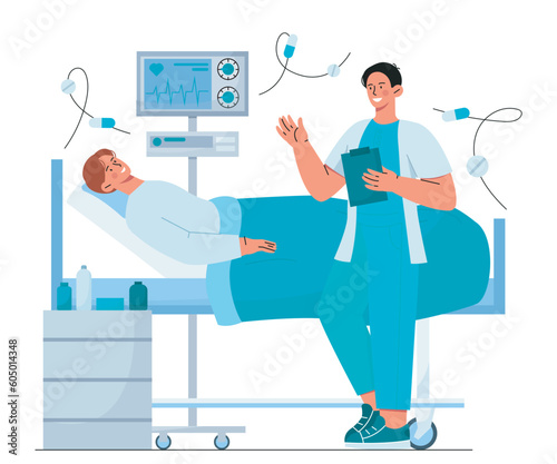 People in hospital