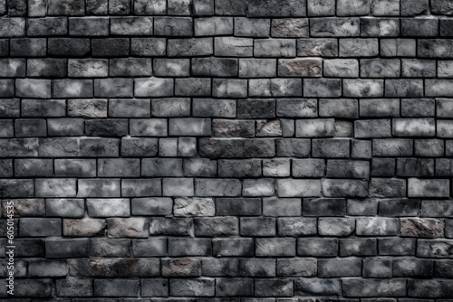 Grey brick wall Background Generative AI 