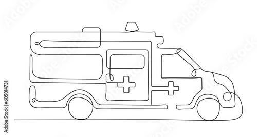 Hospital ambulance line