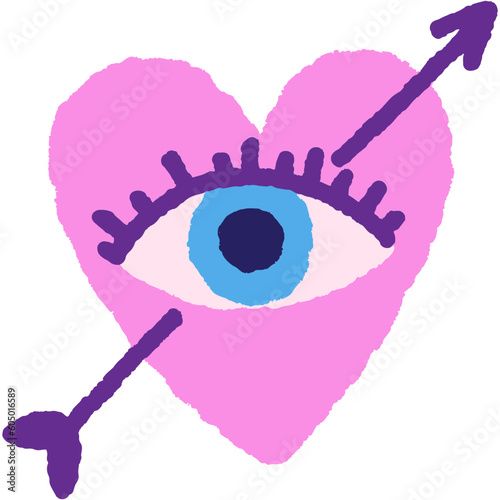 Heartfelt Embrace, Iconic Hand Drawn Smiley Hearts and Love Letters, Adorable Symbols of Affection for Your Creative Projects, Cherish Love with These Playful Illustrations, Perfect for Cards, Decor, 