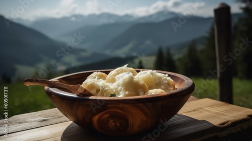 Slovak Bryndzové Halušky in a Mountain Cottage